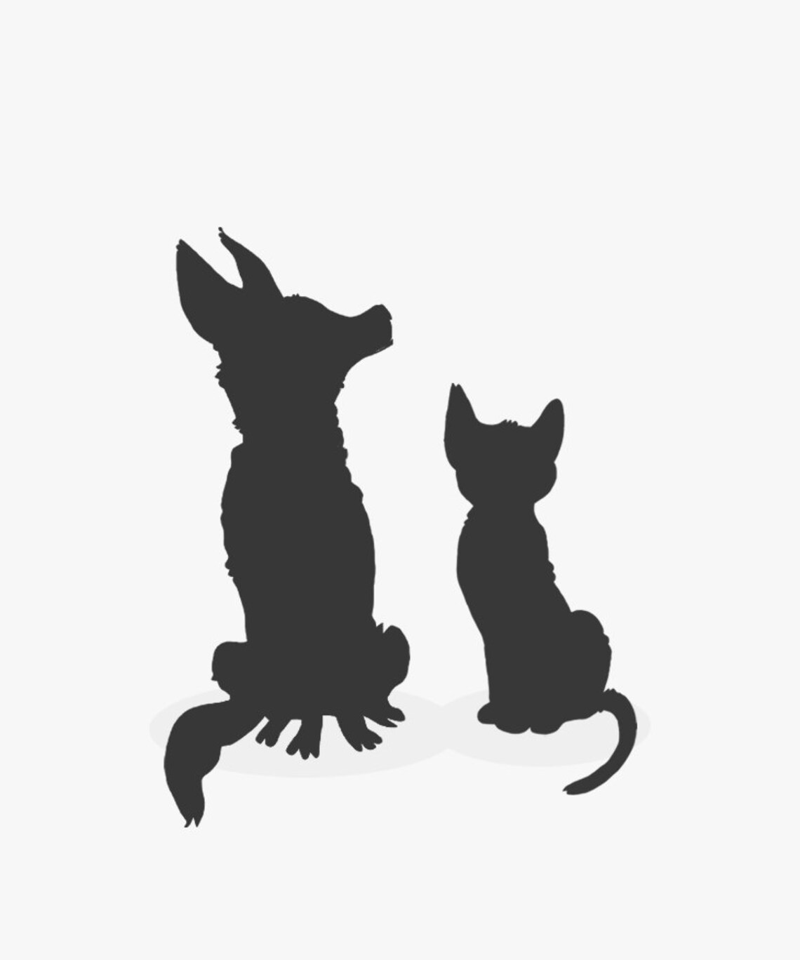 Custom Pet Portrait, Personalized Dog And Cat Drawing
