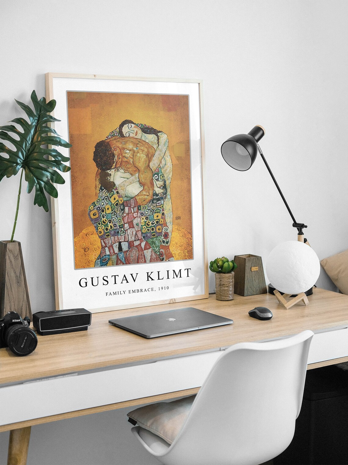 Gustav Klimt The Family Embrace 1910 Golden Pattern Art Poster - Image 3