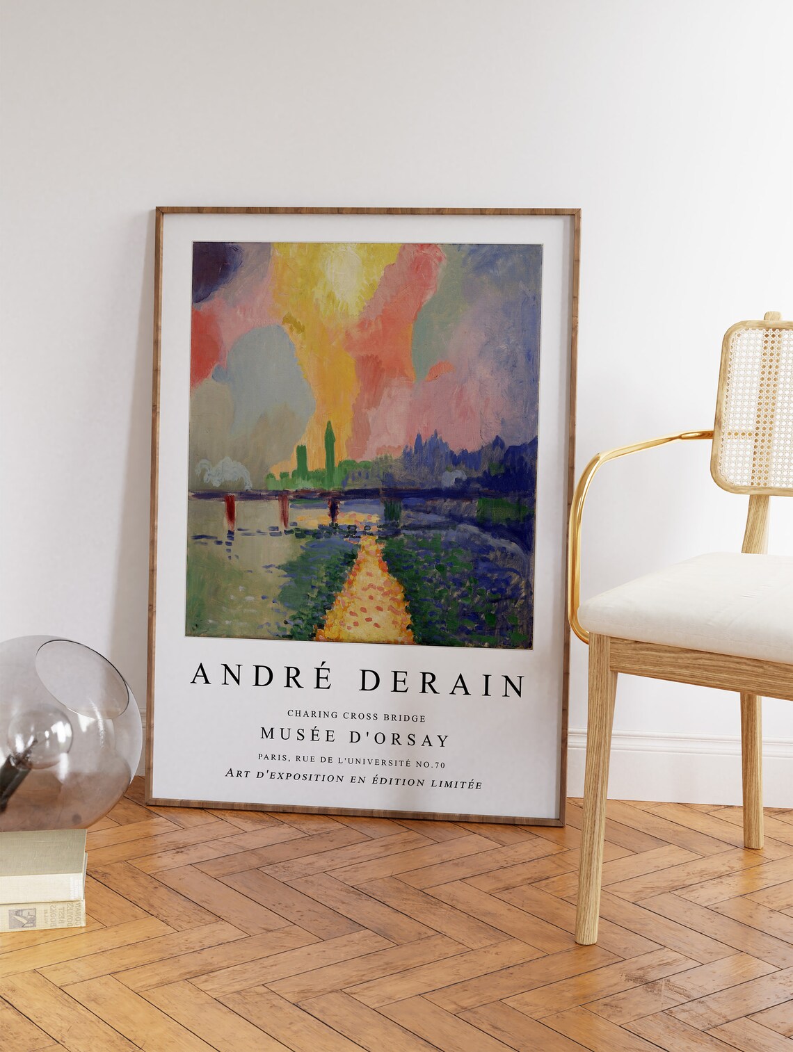 Andre Derain Charing Cross Bridge London Art Print - Image 3