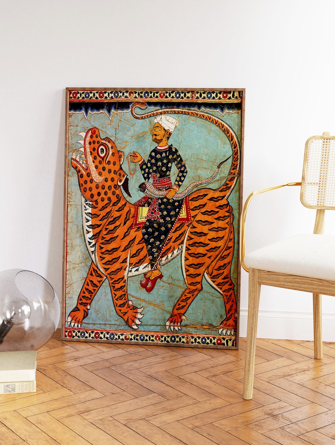Buddha Floral Religious Spiritual Art Poster Print - Image 3