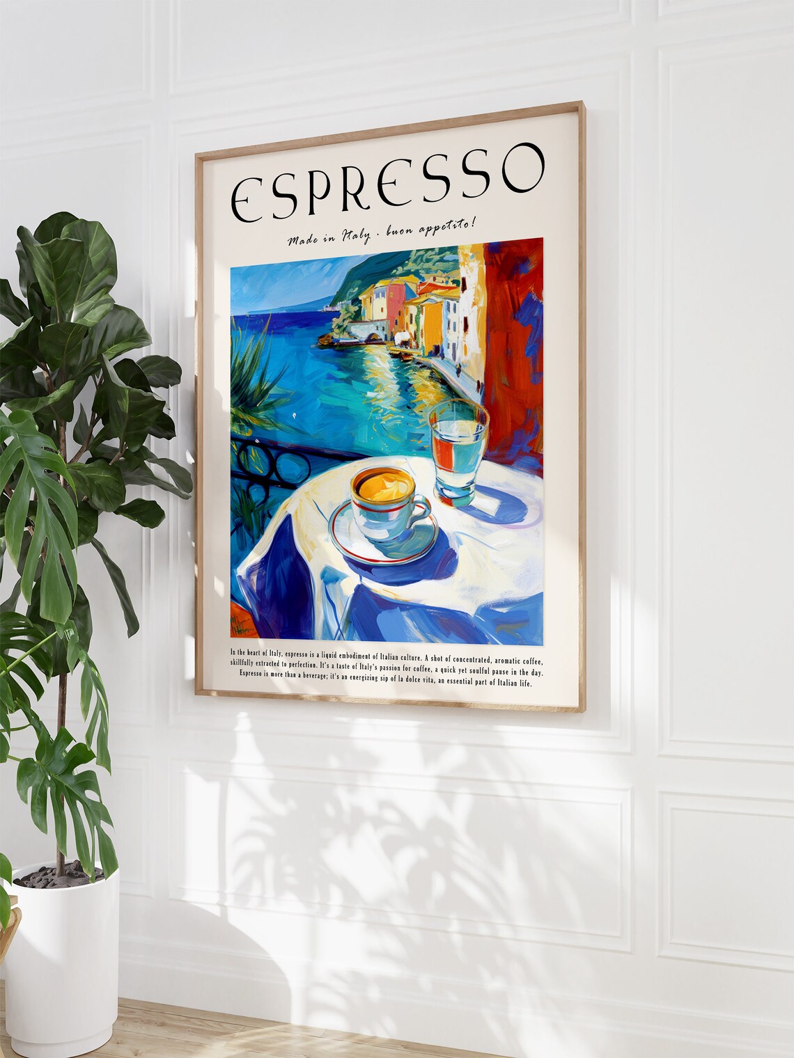 Coffee Poster Espresso Print Food Poster Kitchen Decor Italian Coffee Art Retro Coffee Art Vintage Food Art Food And Drink Poster - Image 2