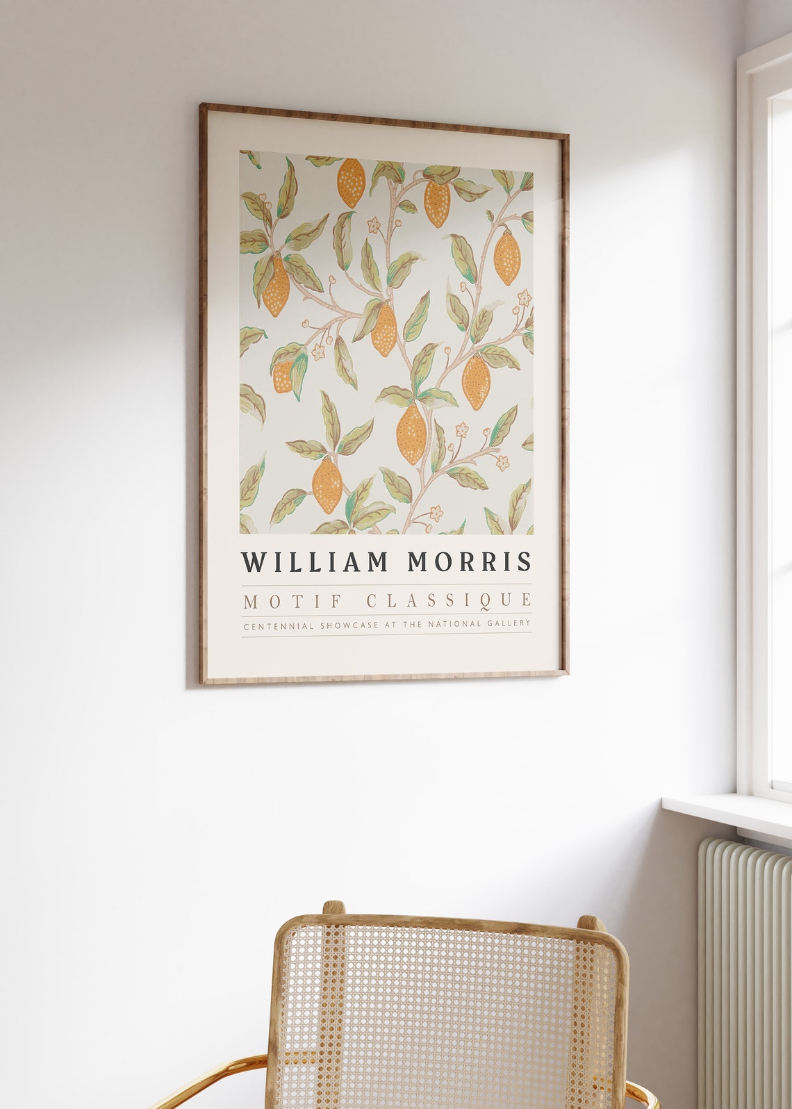 William Morris Lemon Tree Motif Classique Botanical Exhibition Poster - Image 3