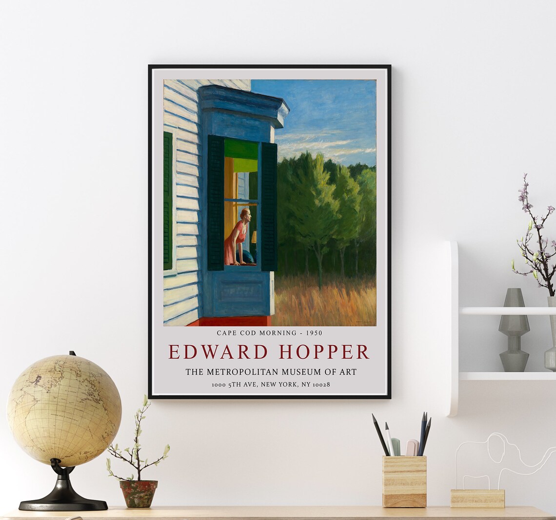 Edward Hopper Cape Cod Morning Exhibition Poster - Image 2