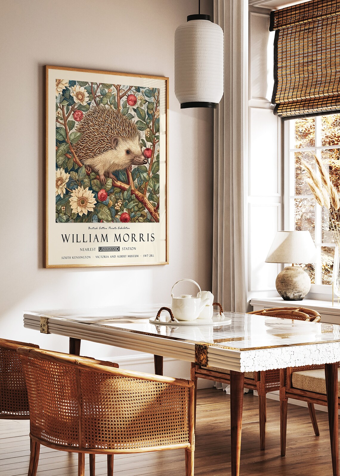 William Morris Exhibition Poster, Kew Gardens Vintage Print - Image 2