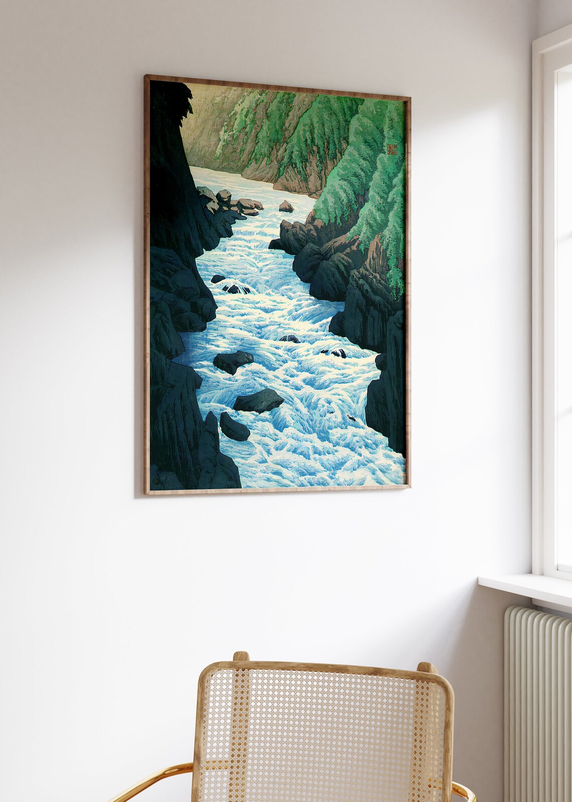 Hasui Kawase Guji Gorge at Kurobe Travel Poster - Image 2