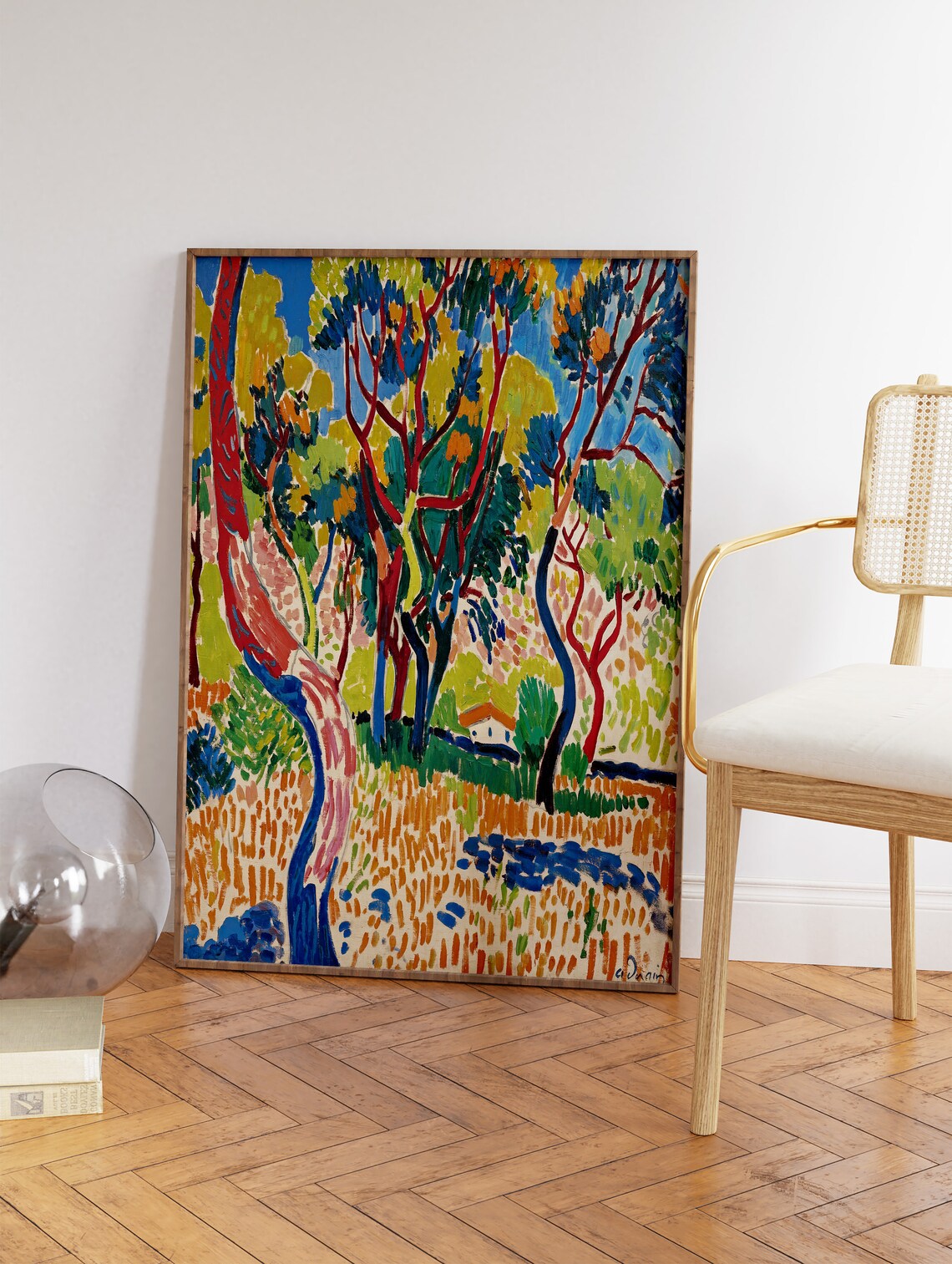 Andre Derain Arbres Collioure Fauvist Art Print - Image 2