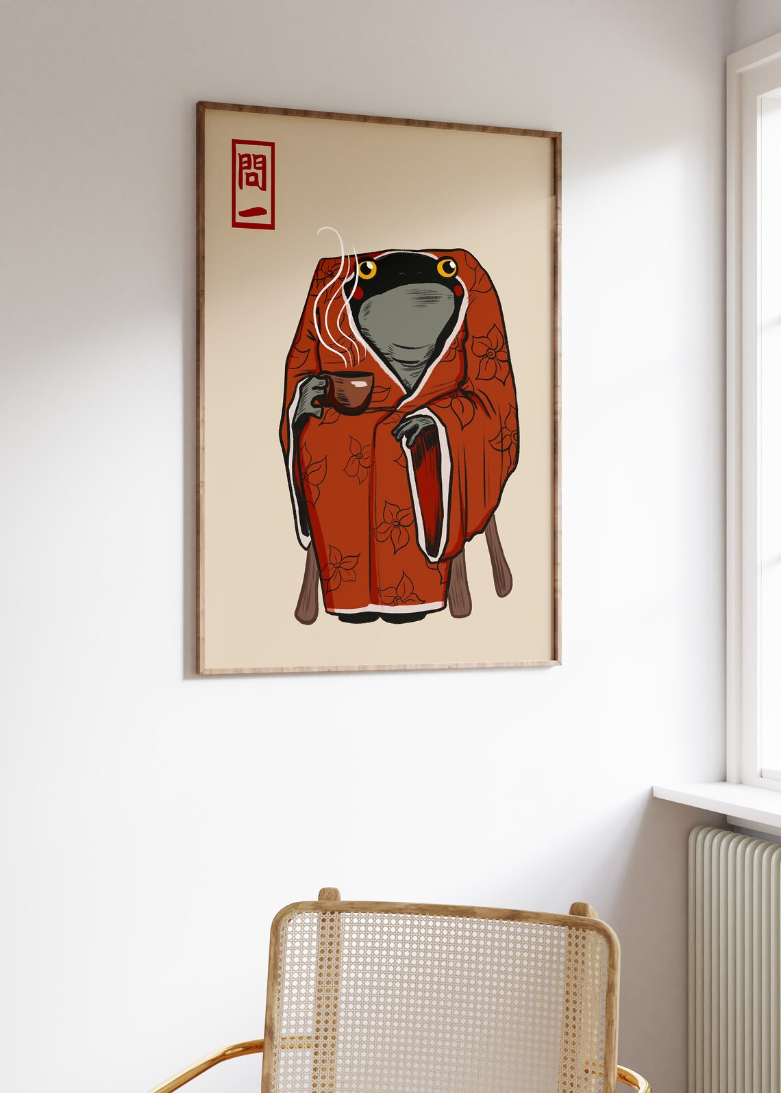 Matsumoto Hoji Frog Japanese Vintage Art Poster - Image 2