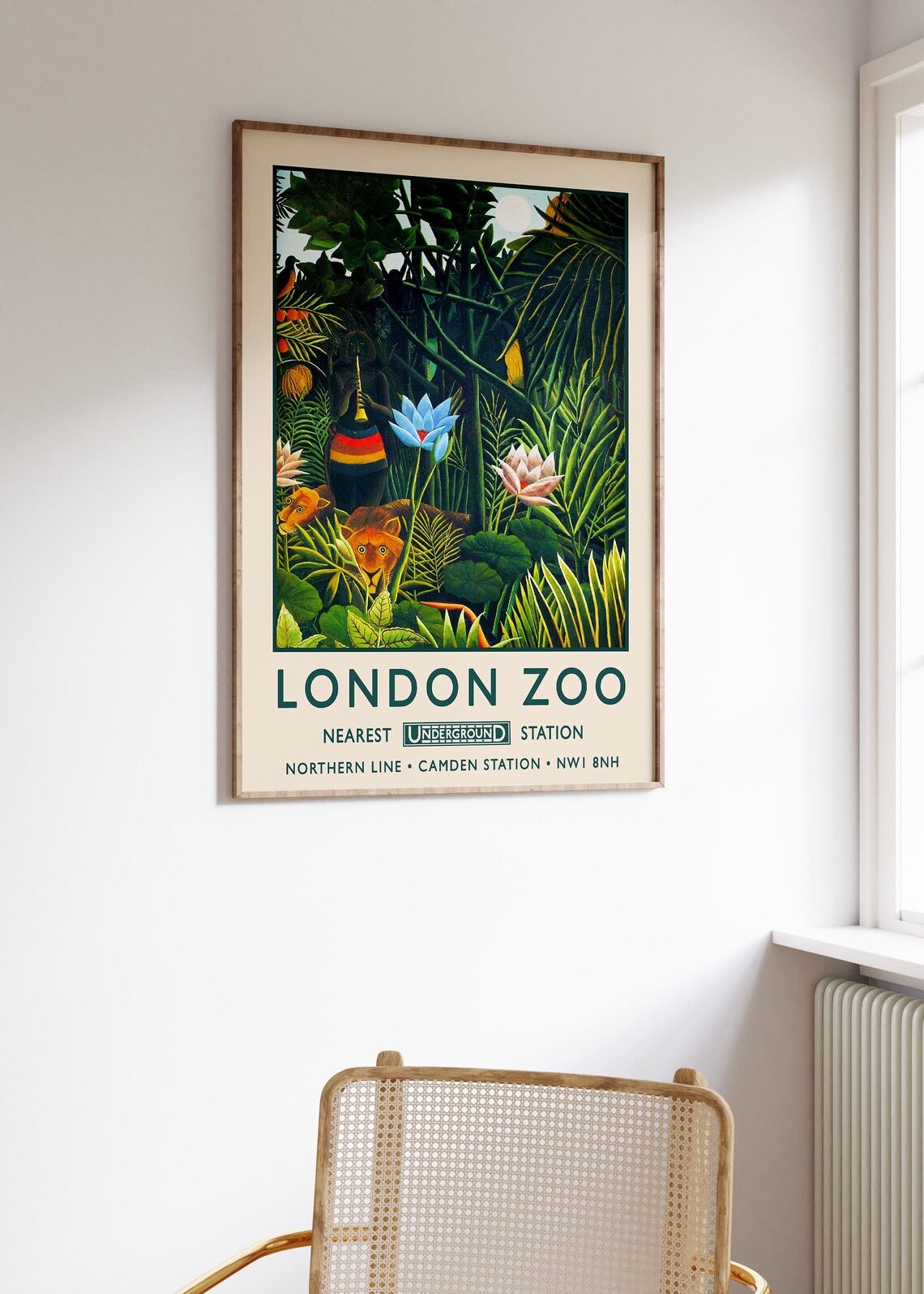 Henri Rousseau London Zoo Vintage Art Print - Image 2