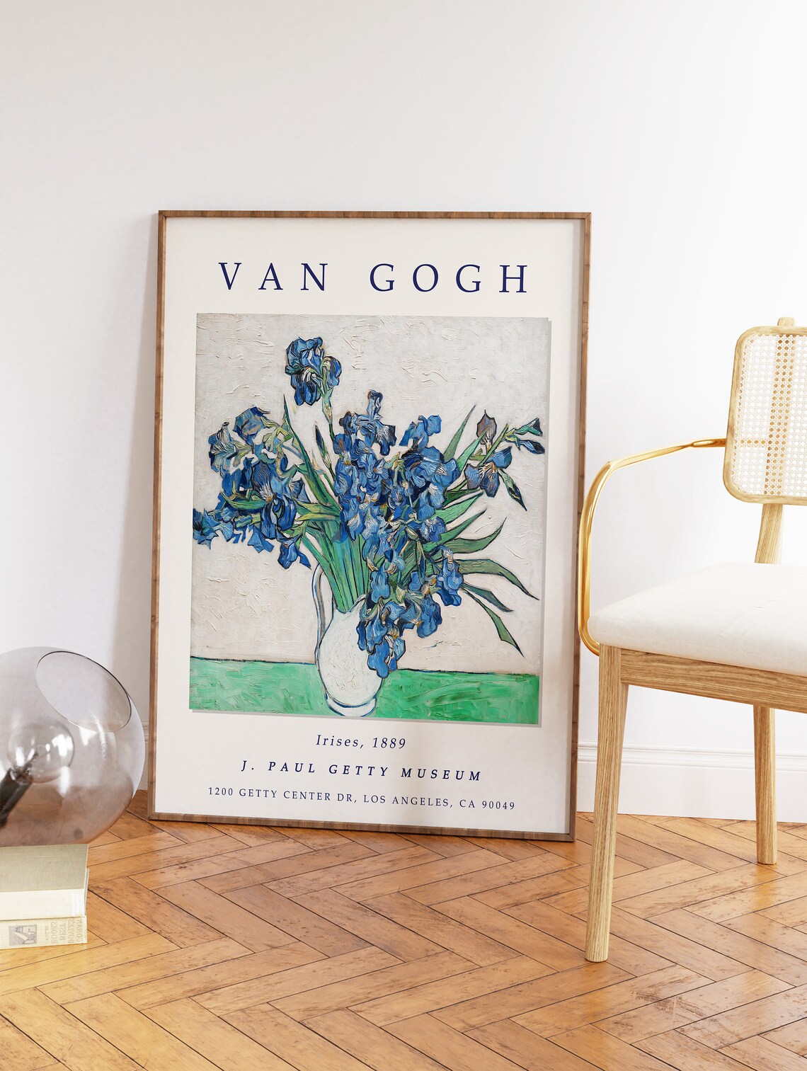 Van Gogh Irises Art Print, Floral Wall Art - Image 2