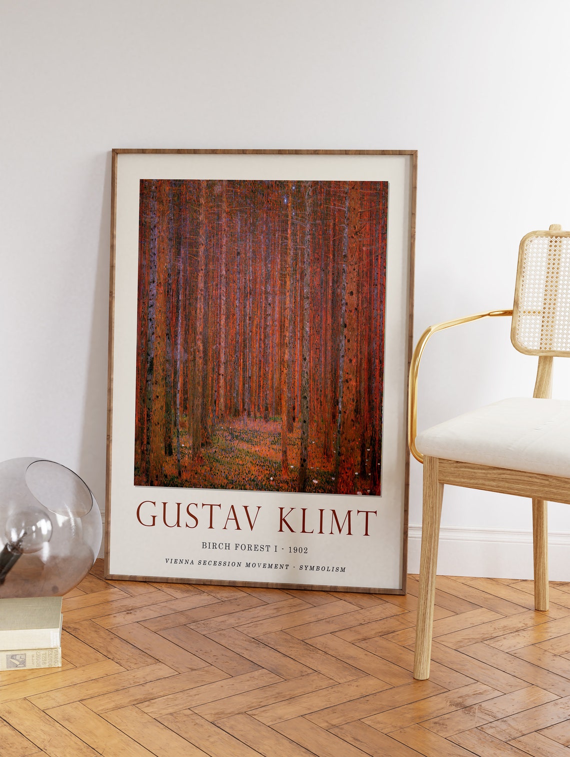 Gustav Klimt Birch Forest I 1902 Symbolist Vienna Art Poster - Image 3