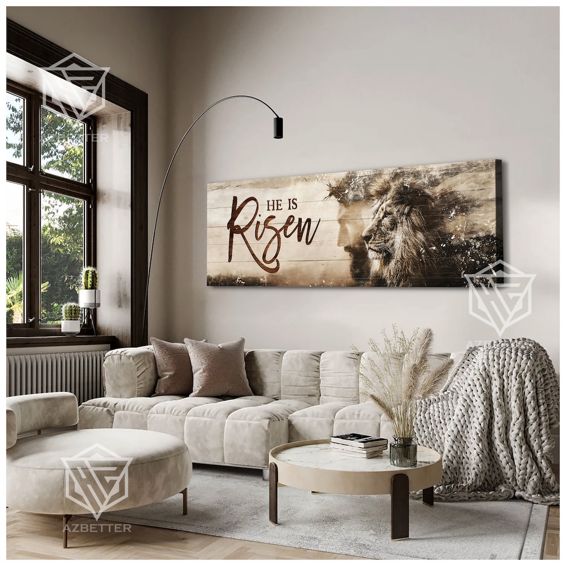 Way Maker Miracle Worker Lion Of Judah Worship Lyrics Christian Poster - Image 2