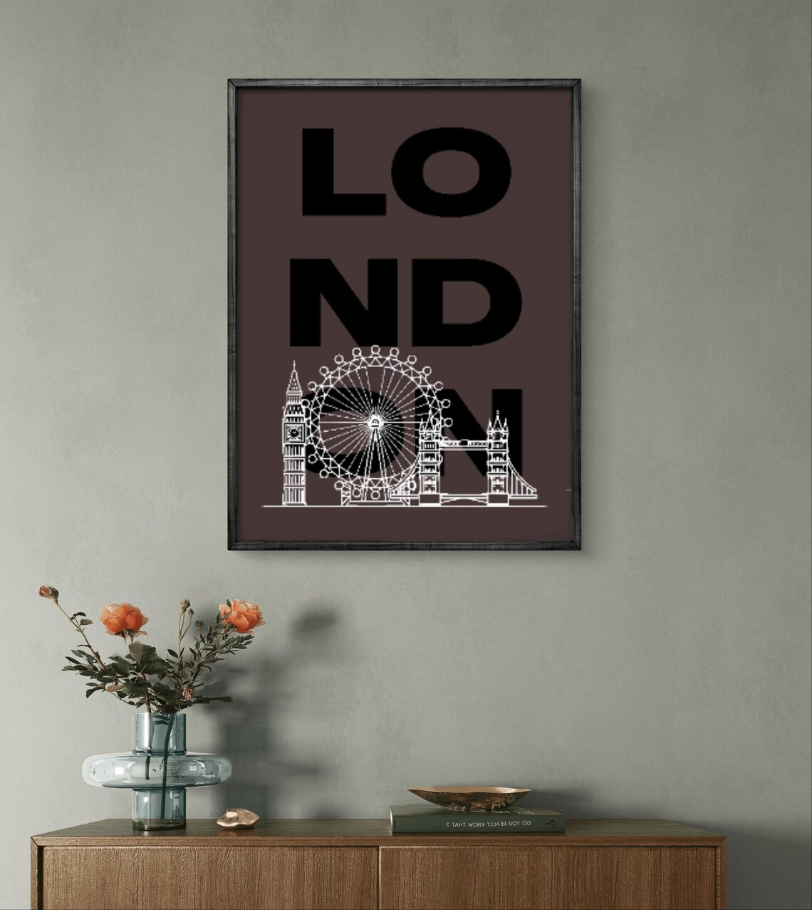 London Skyline Minimalist Poster, Big Ben Art Print - Image 2