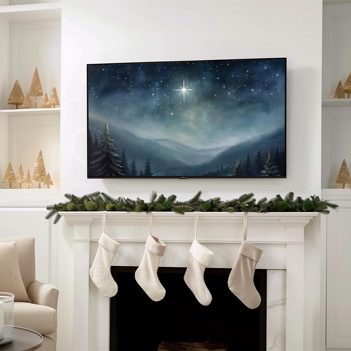 Nativity Star Christmas Tv Art Frame Tv Art Winter Holiday Decor Christmas Star Tv Art Christian Tv Art Christian Home Decor 936 - Image 8