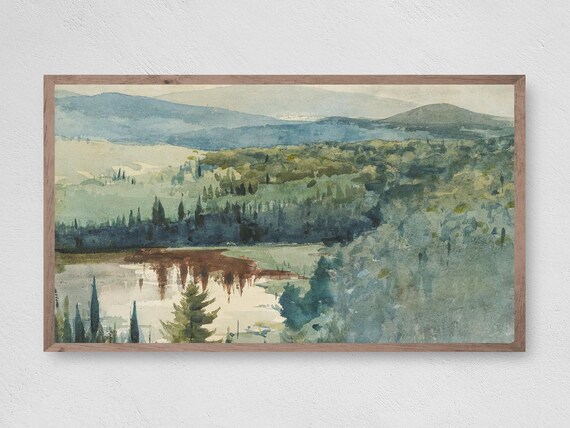 Lake Reflection Art Print