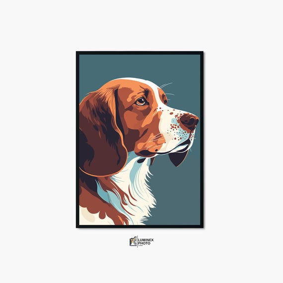 Yellow Dog Abstract Art Print Scandinavian Home Decor Downloadprintable Wall Modern Dcor