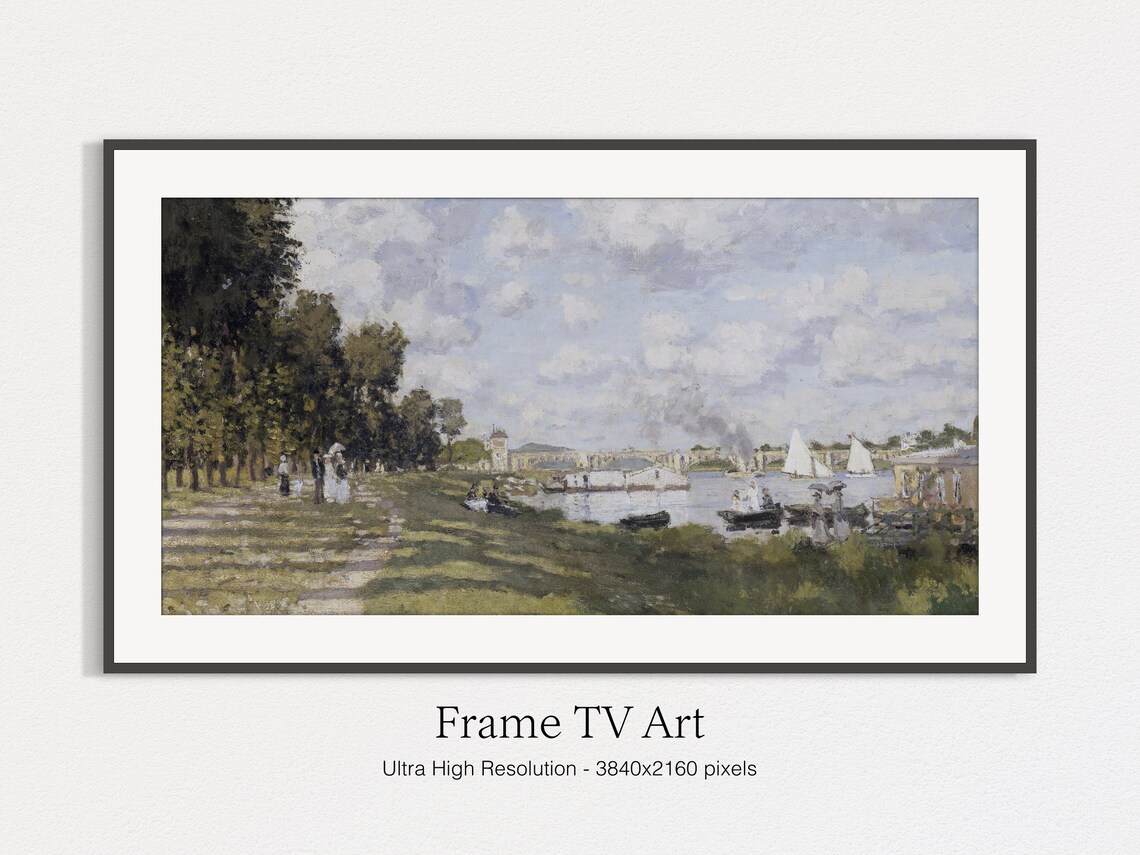 Spring Landscape Painting, Seasonal Wall Art - Image 4