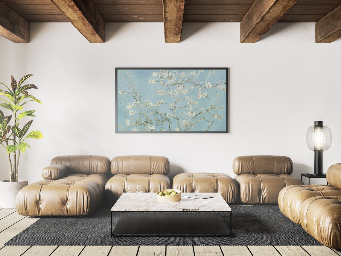 Van Gogh Spring Almond Blossoms Vintage Art Print - Image 3