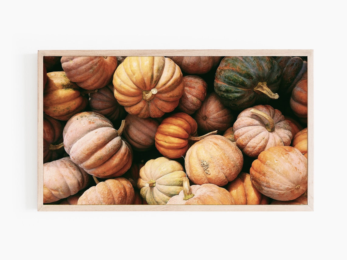 A Pile of Pumpkins Halloween Art Print - Image 2