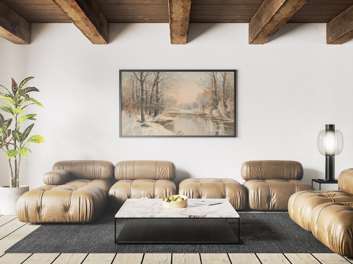 Winter At Spreewald, Seasonal Wall Art Print - Image 3