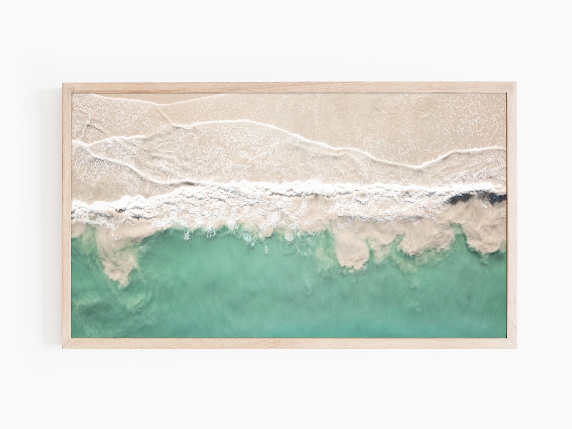 Summer Beach Coastal Waves Travel Poster - Image 2