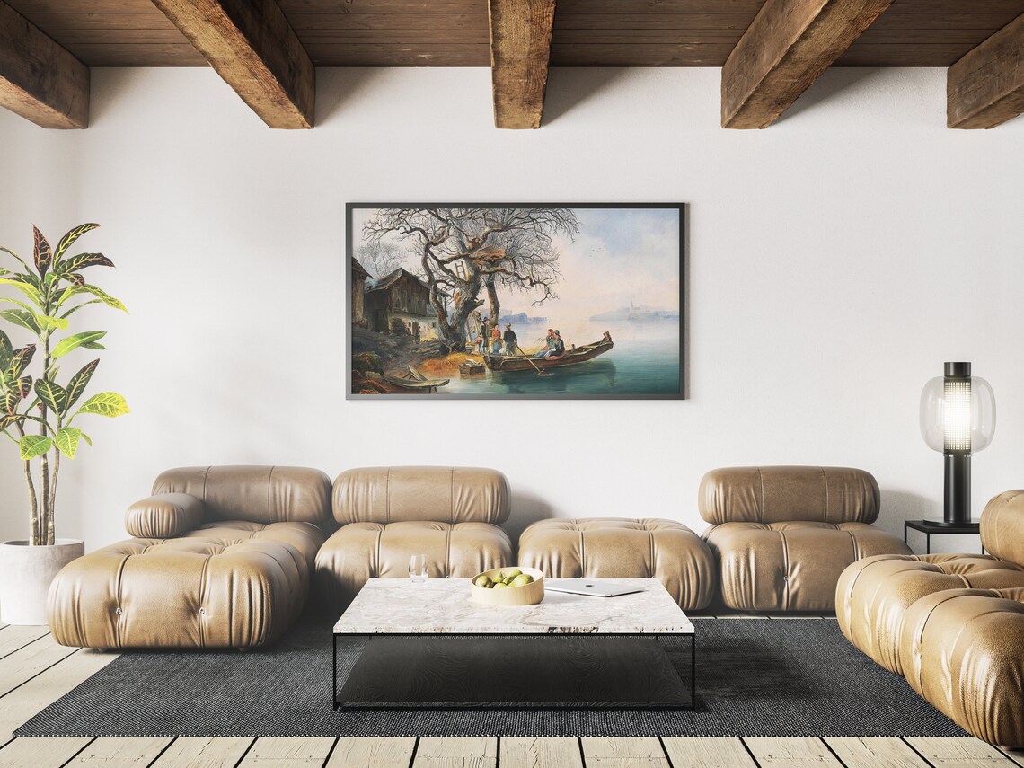 Vintage Autumn Painting - Seasonal Art Print - Image 4