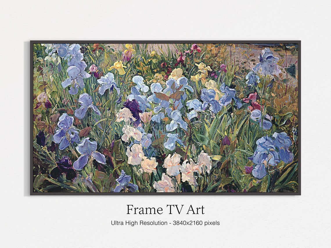 Vintage Oil Painting Flowers Still Life Art Print