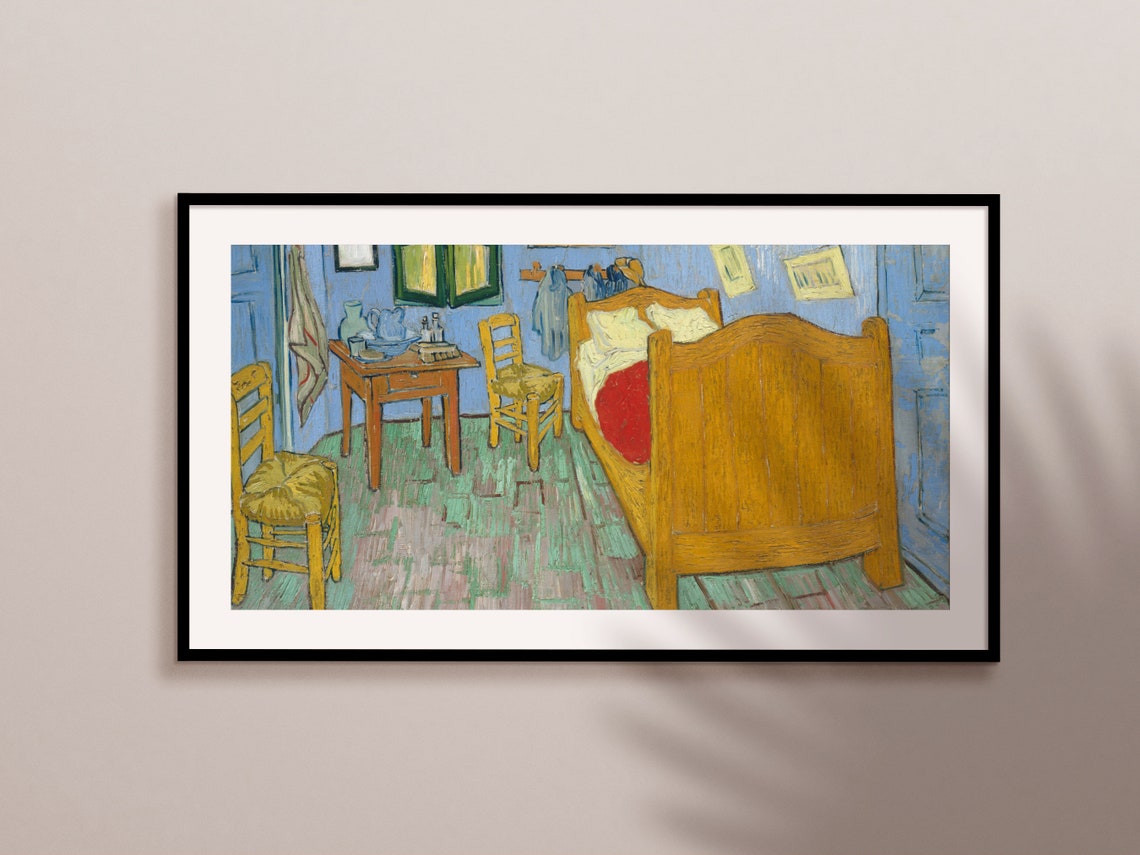 Van Gogh Bedroom In Arles Post-Impressionist Yellow Bedroom Print - Image 4