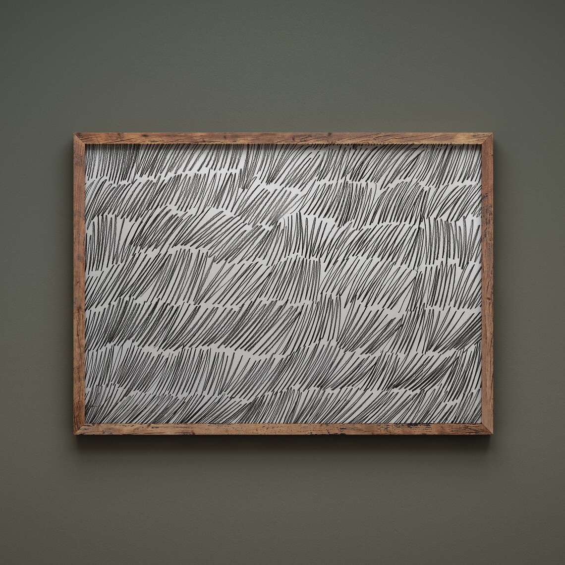 Minimal Modern Abstract Sketch Art Print - Image 2