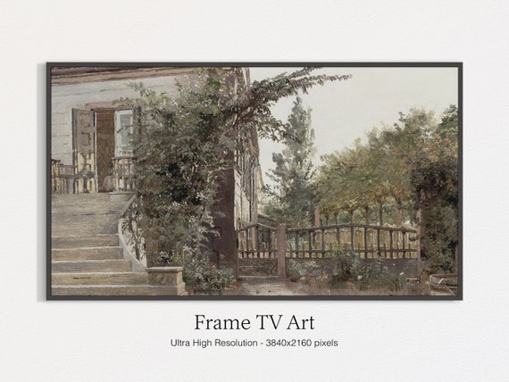 Frame Tv Art Classic Farmhouse Painting Tv Artwork Frame For Tv Instant