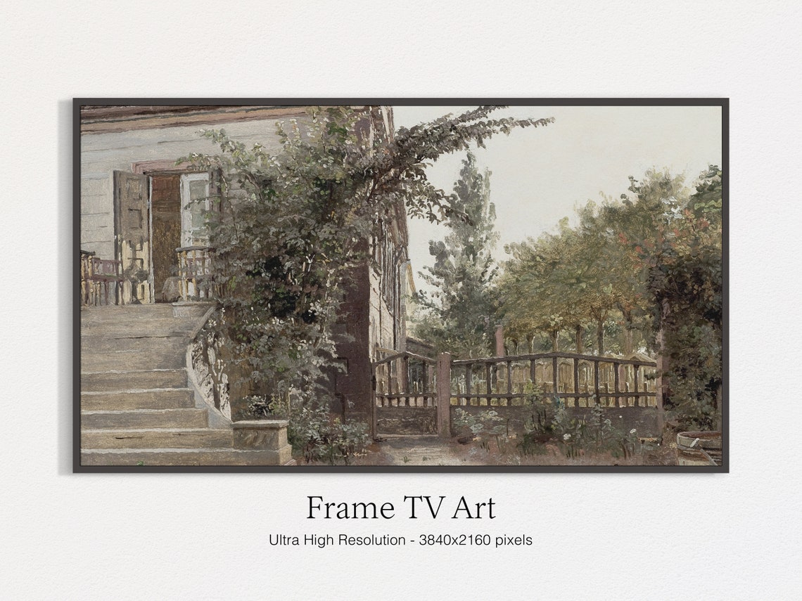 Frame Tv Art Classic Farmhouse Painting Tv Artwork Frame For Tv Instant