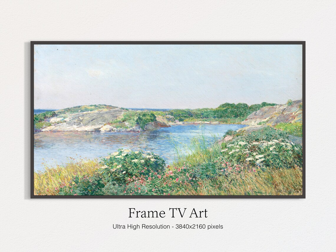 Summer Landscape Vintage Painting Art Print