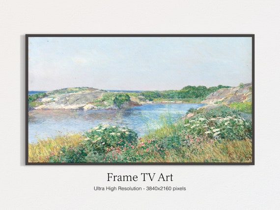Summer Landscape Vintage Painting Art Print