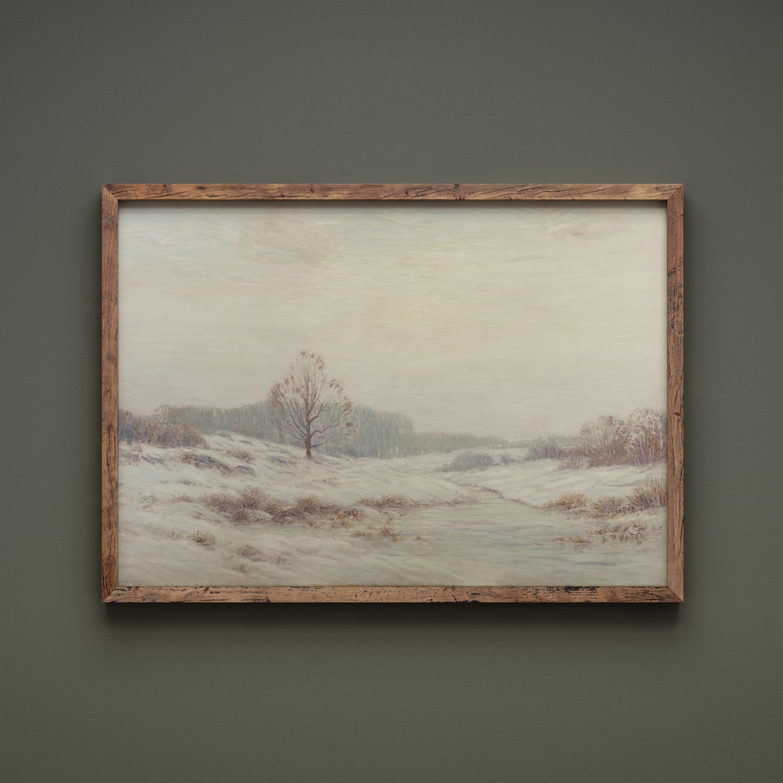 Winter Landscape, Seasonal Poster Print - Image 2
