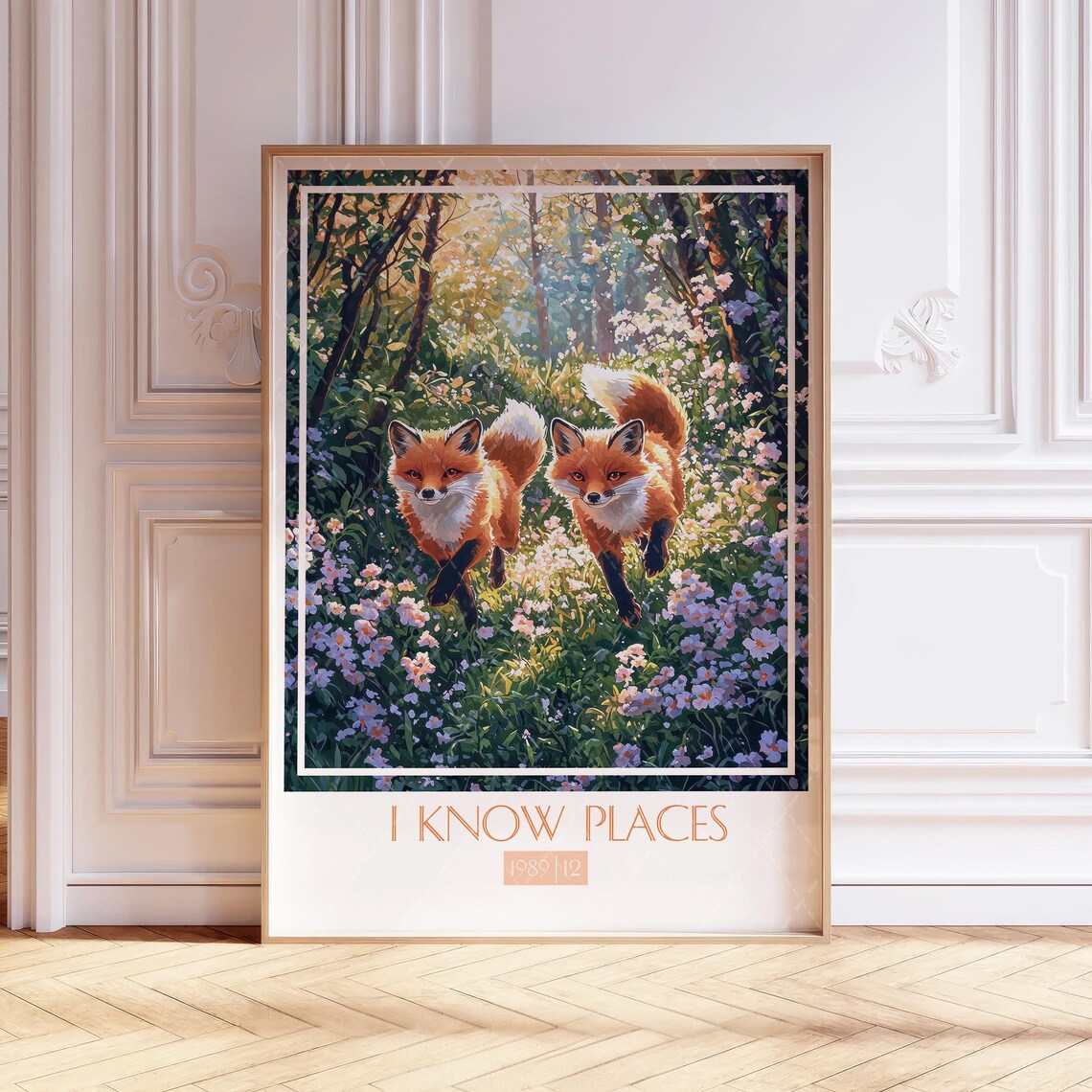 I Know Places 1989 Music-Inspired Poster Print