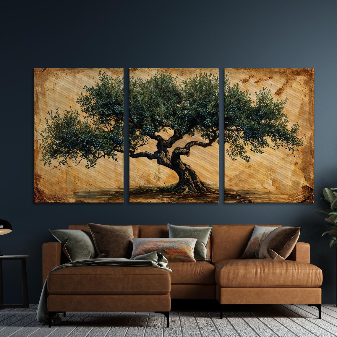 Ancient Olive Tree Art Print, Mediterranean Botany - Image 5