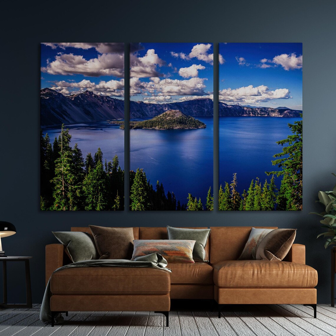 Crater Lake Panoramic Art Print, Oregon Landscape - Image 5