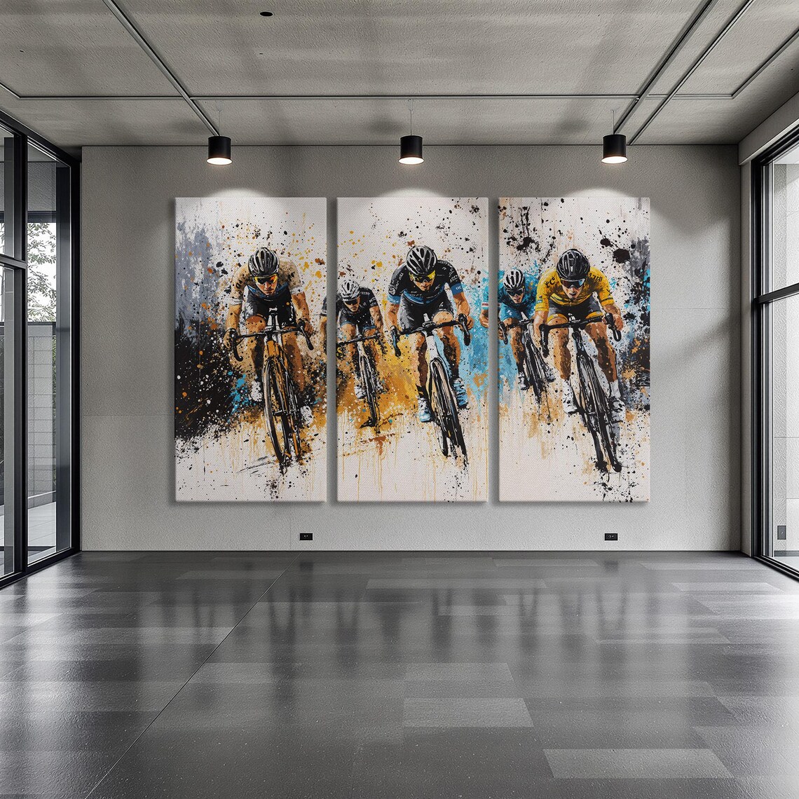 Bike Race Poster, Modern Cycling Sports Decor - Image 6