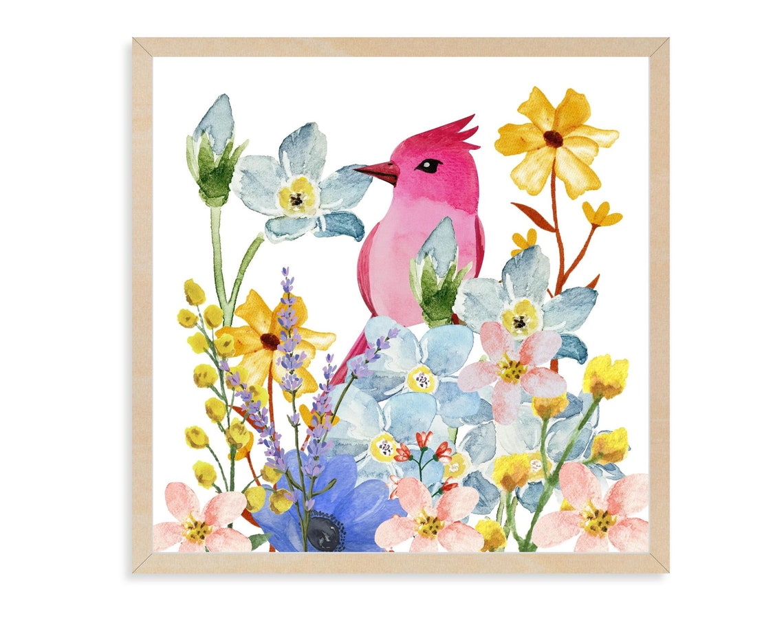 Bird Illustration Painting Art