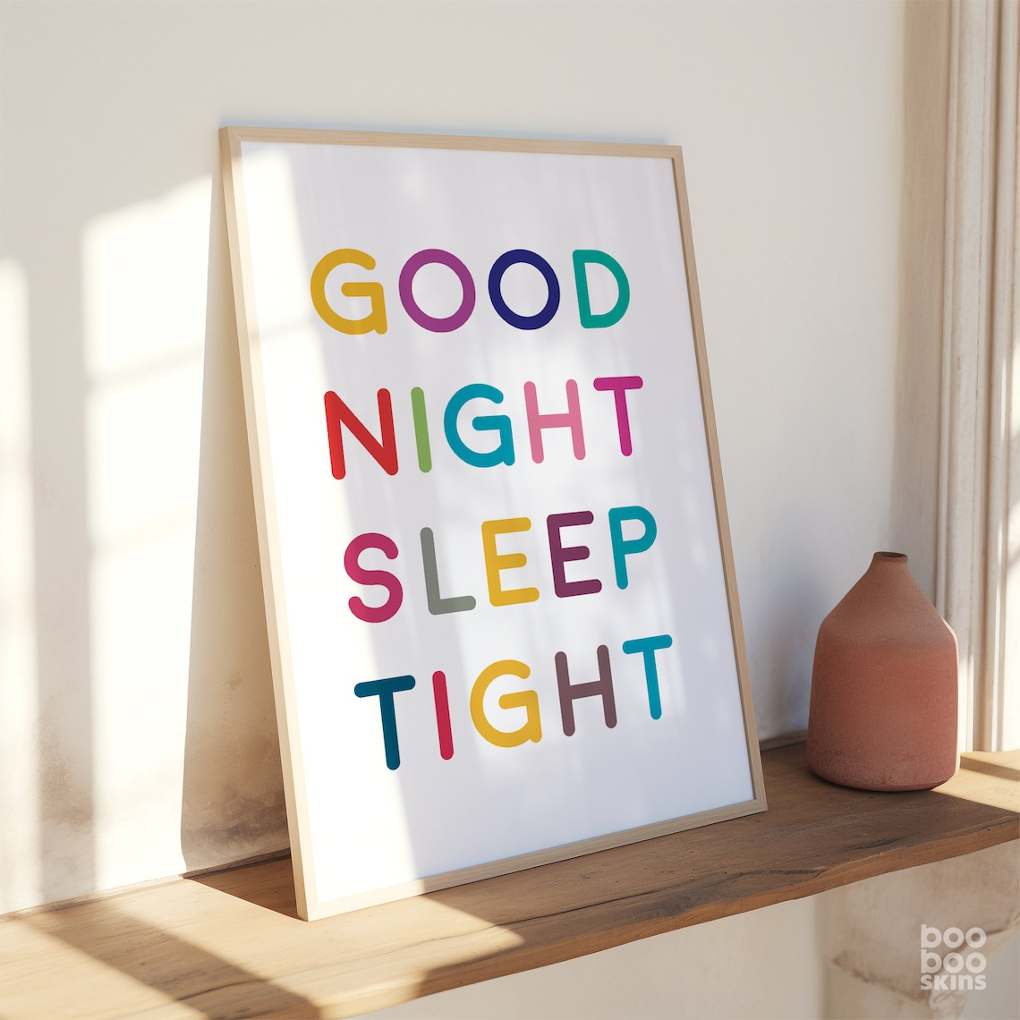 Good Night Sleep Tight Nursery Art Print