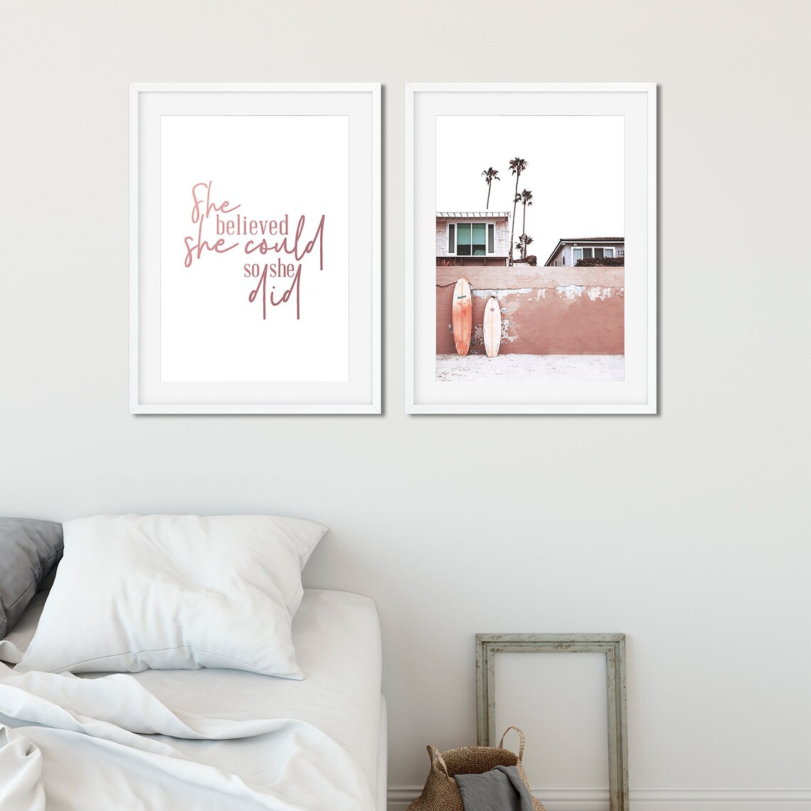 She Believed She Could So She Did Quote Art Print - Image 3