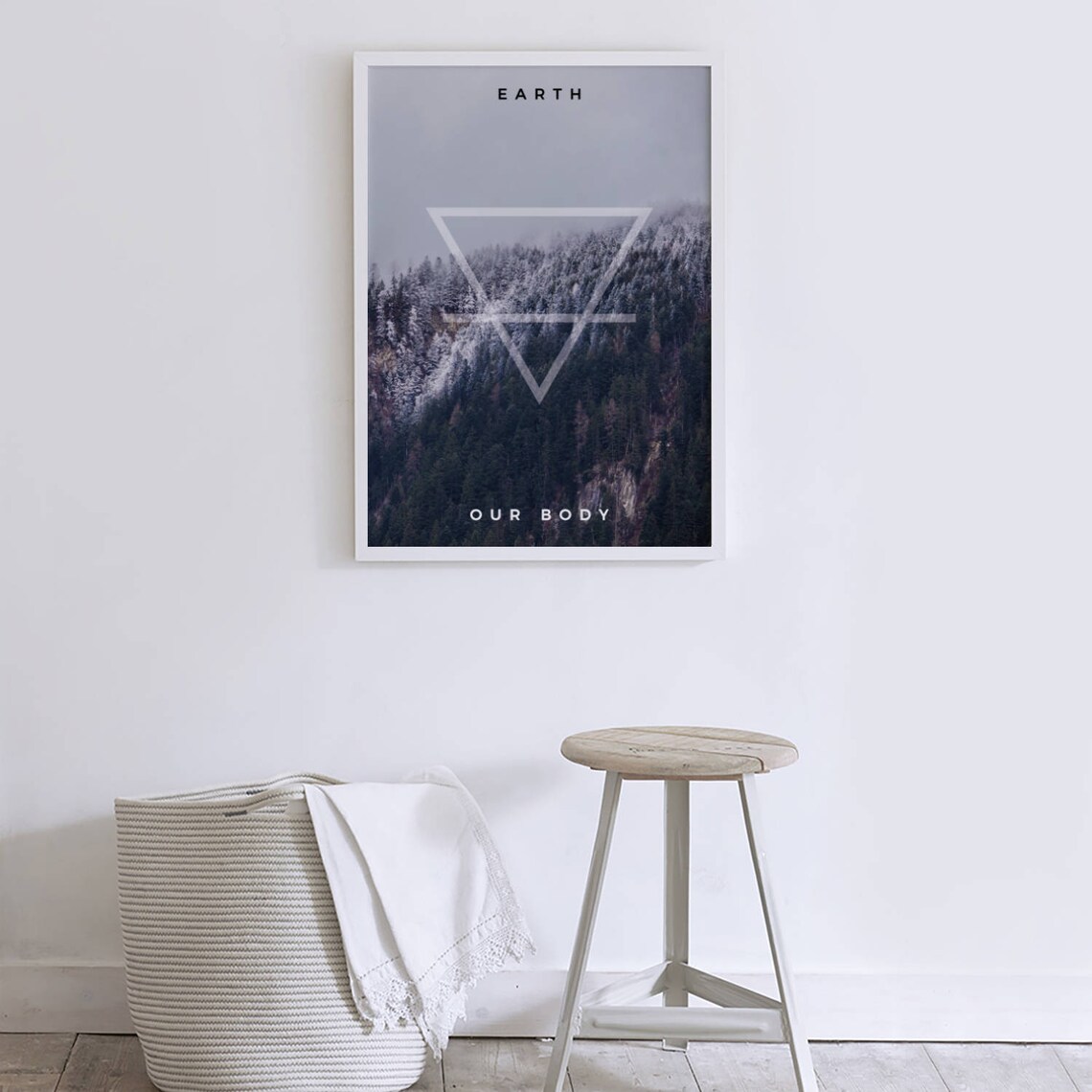 Earth Our Body, Scandinavian Forest Art Print - Image 3