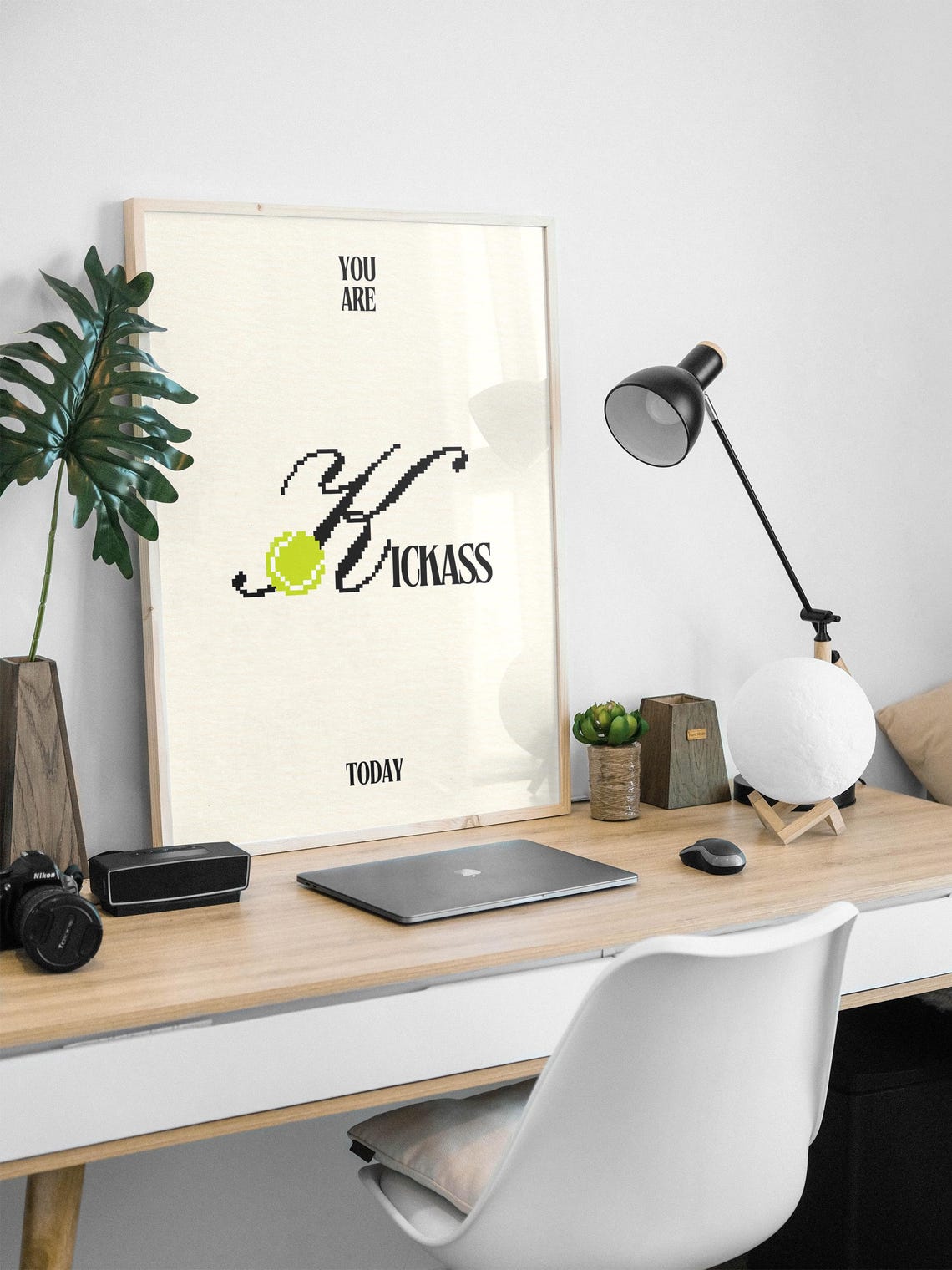 You Are Kickass Tennis Sport Poster Trendy Living Room Decor Quote Art Aesthetic Wall Art Motivational 1 Print - Image 2