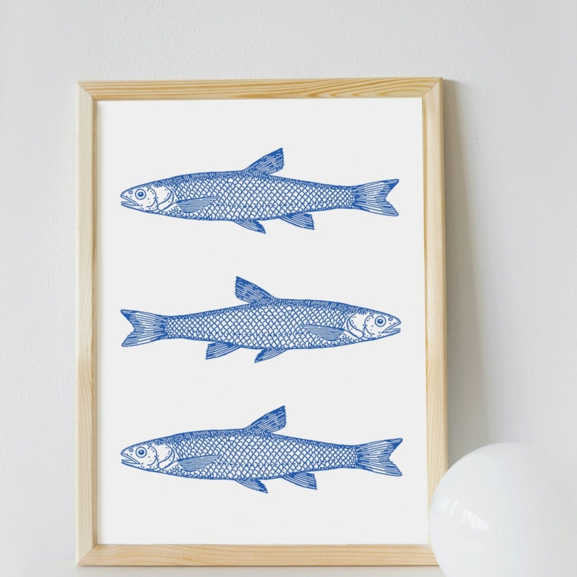 Retro Fish Kitchen Poster, Neutral Home Decor - Image 4
