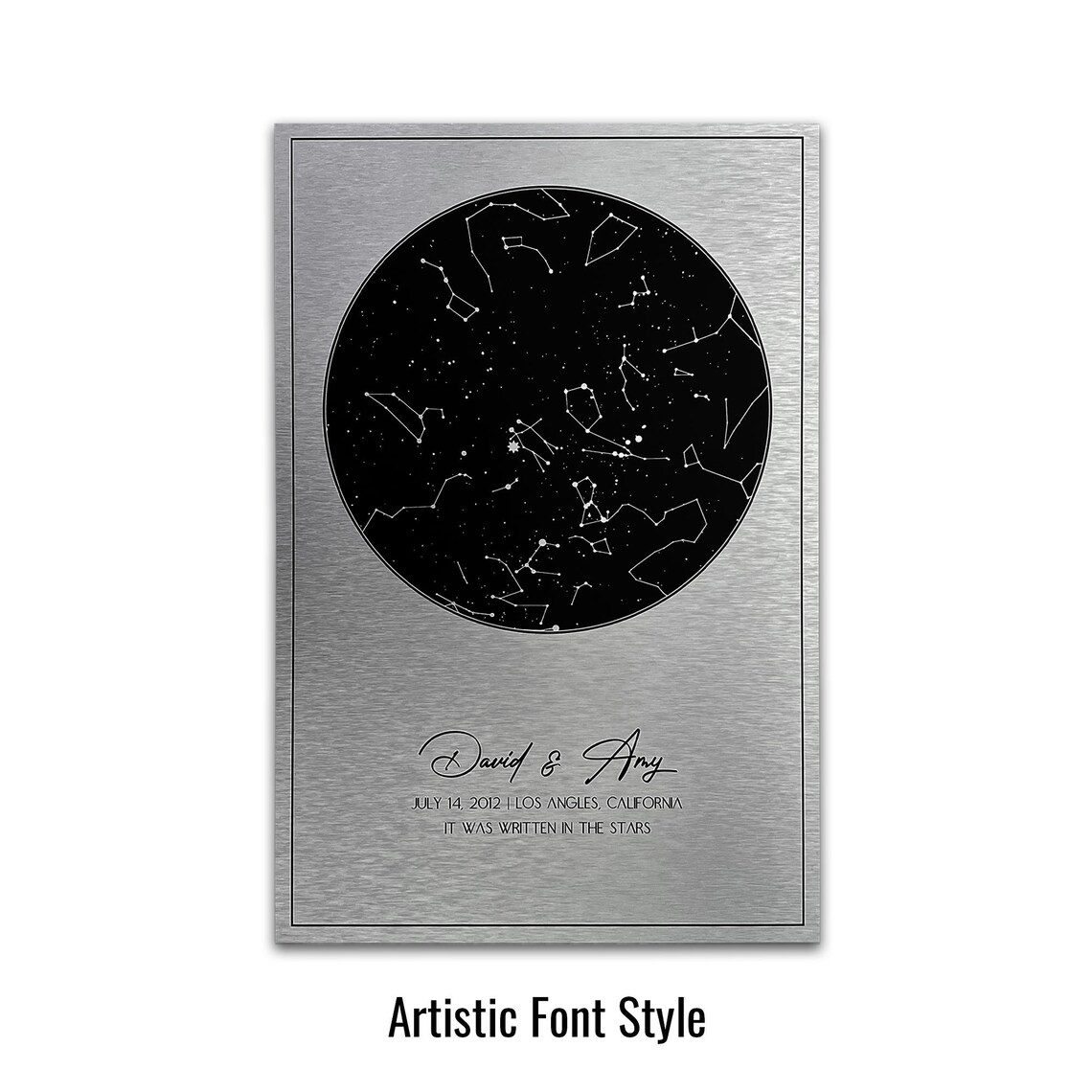 The Night We Met Star Map Couple Anniversary Night Sky Gift Poster - Image 5