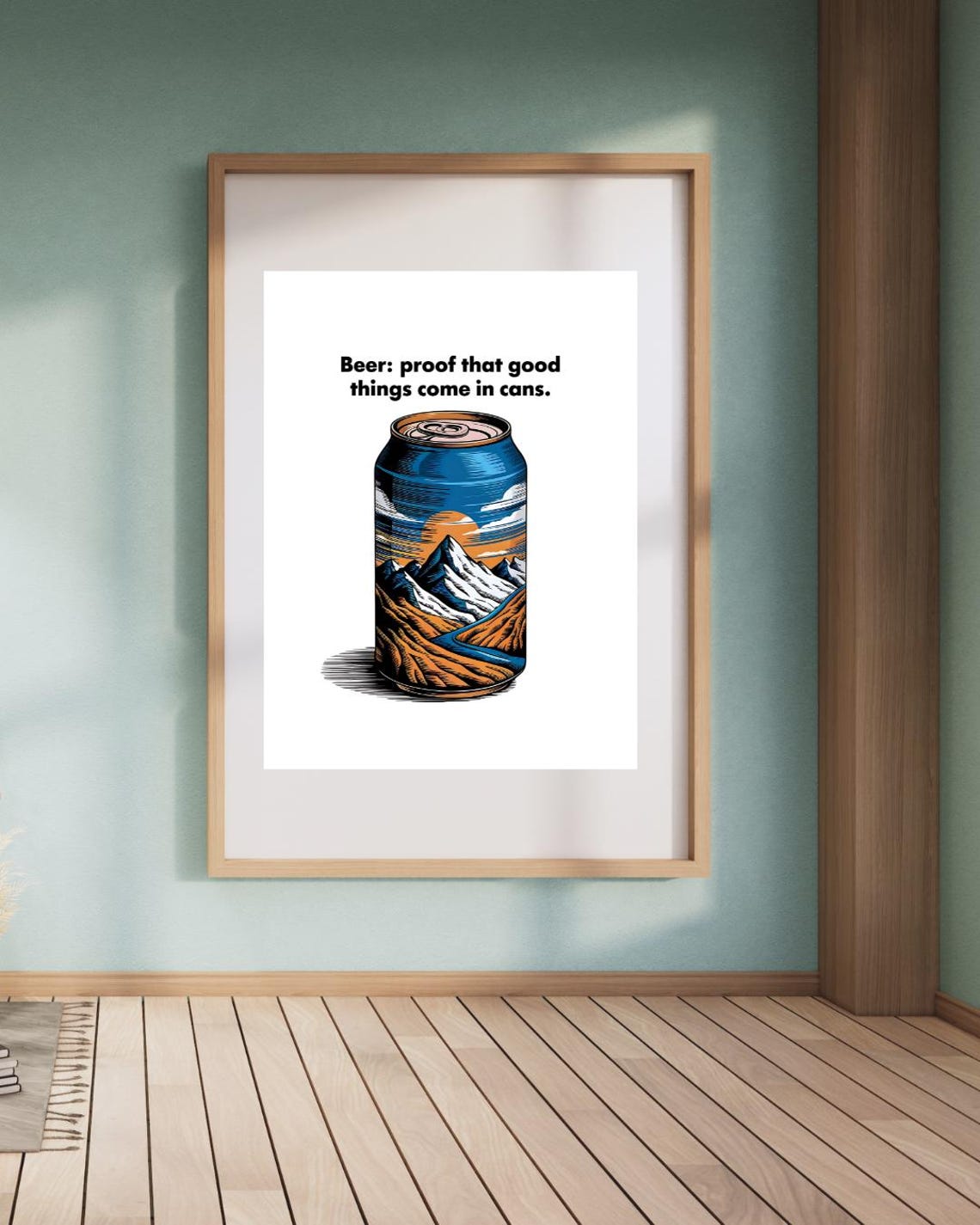Beer Humor Poster, Beer Lovers Bar Gift - Image 6