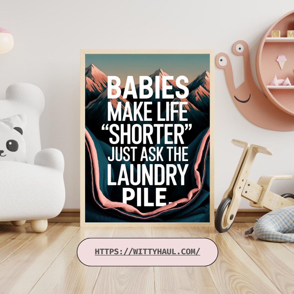 Funny Baby Nursery Decor, Humorous Art Print - Image 6