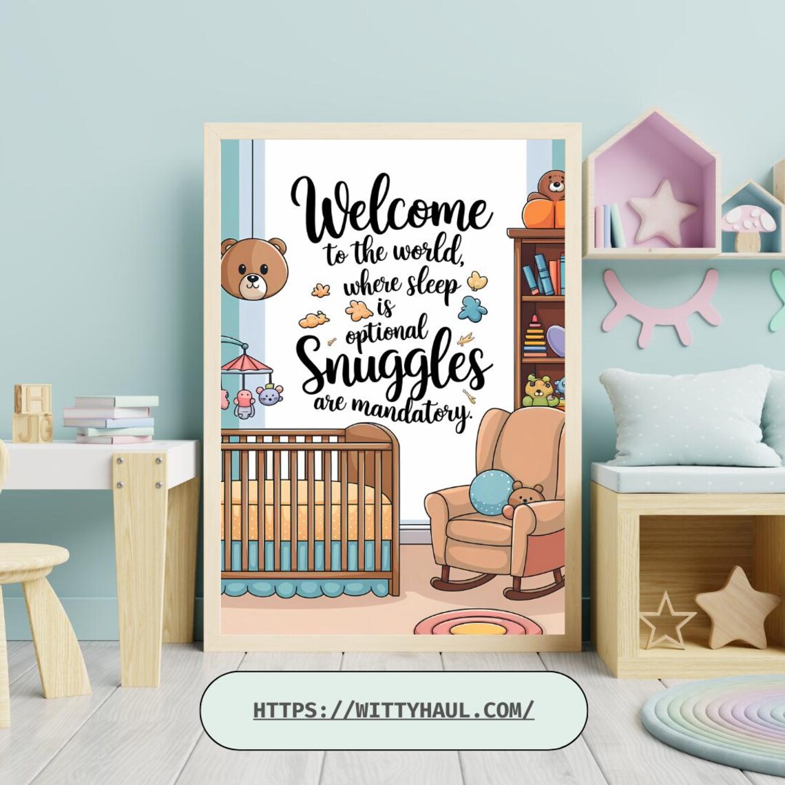 Baby Nursery Funny Room Decor, Cute Prints - Image 6