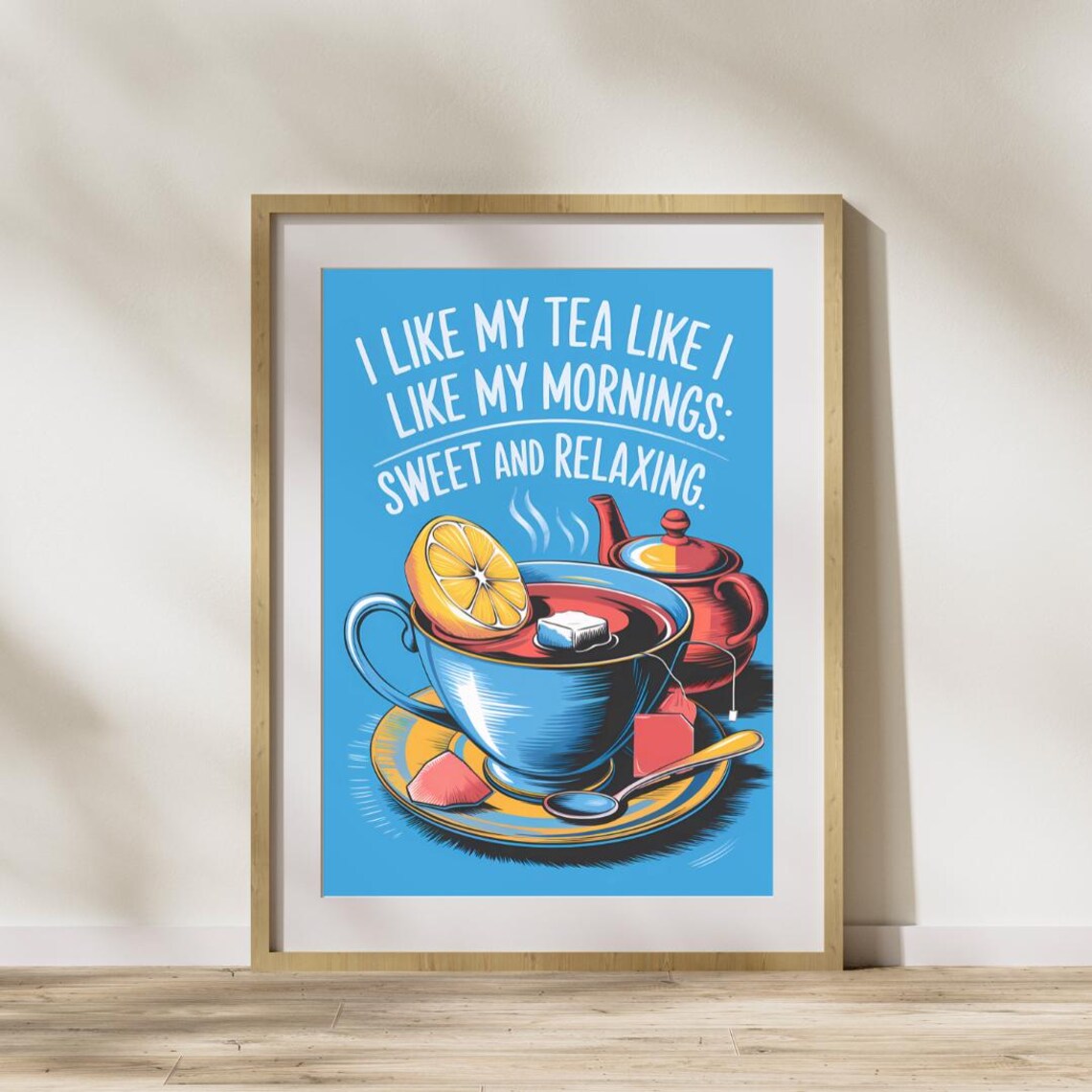 Tea Humor Art Print, Tea Lover Decor - Image 2