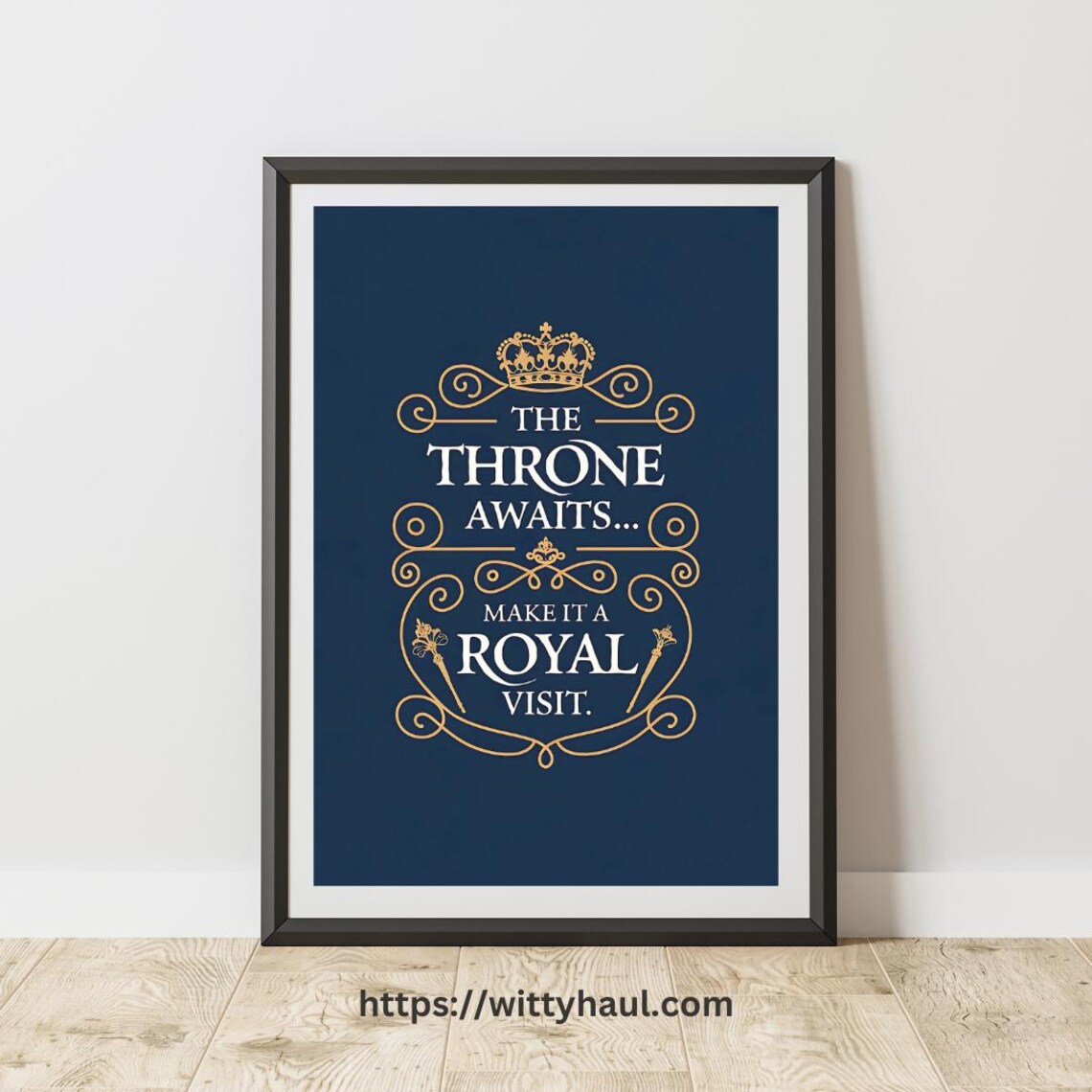 Funny Bathroom Quote, Toilet Humor Poster