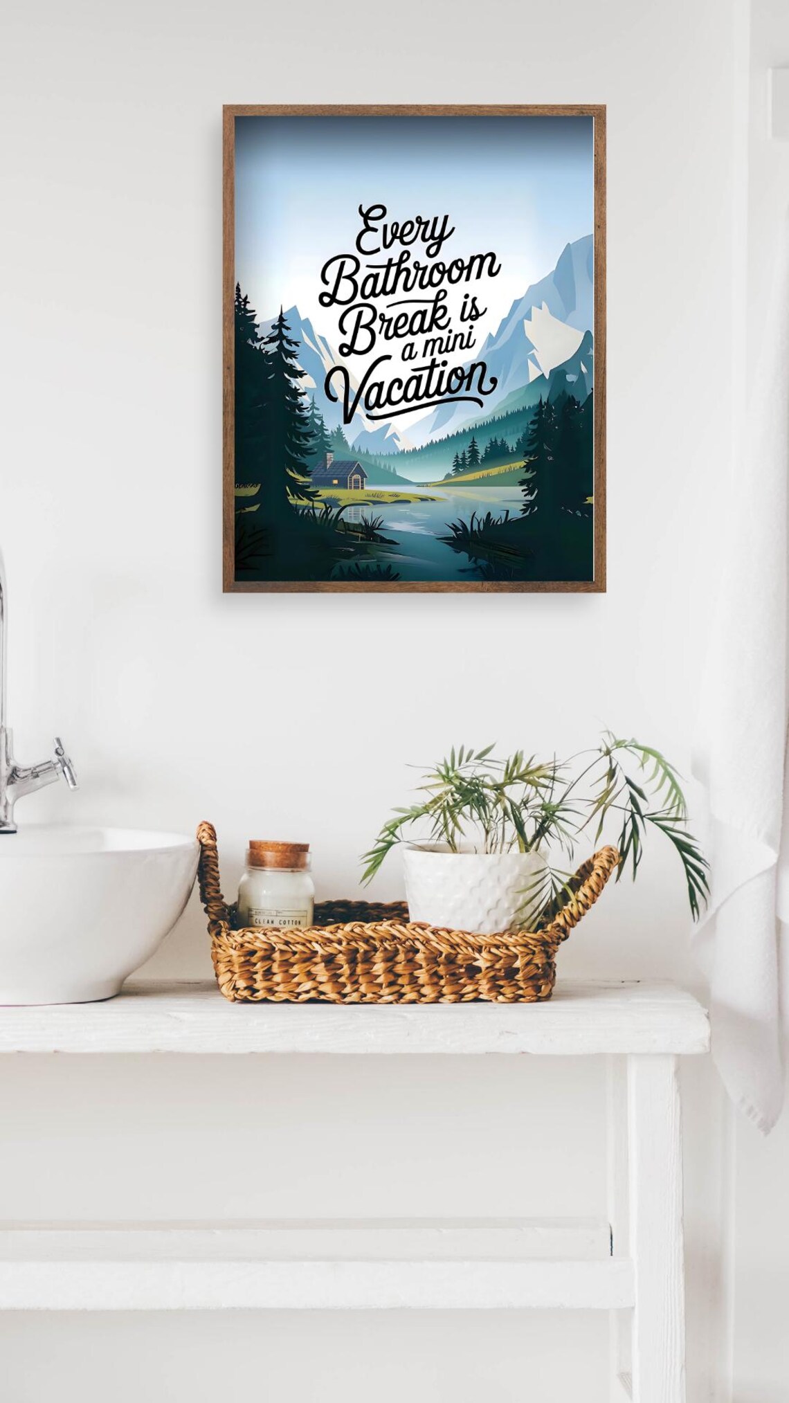 Funny Bathroom Decor, Toilet Humor Art Print - Image 3